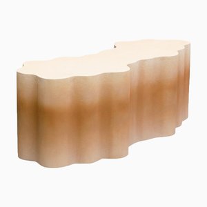 Beige Farbverlauf Konsole von Manufacture XXI