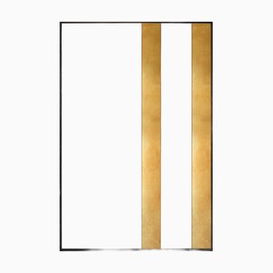 Goldener Antiker Spiegel aus Messing von Casa Casati