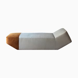 Coupè Beech Wood and Charade 101 and Pony 1023 Upholstery Daybed by Casa Casati
