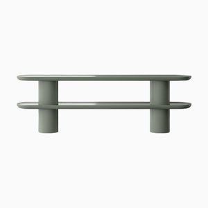 Neutral Green Low Bookcase Console by Ultramobili