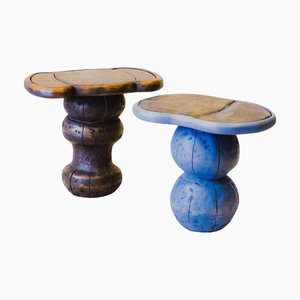 Cell European Cherry Bedside Tables by Marco Calhau, Set of 2