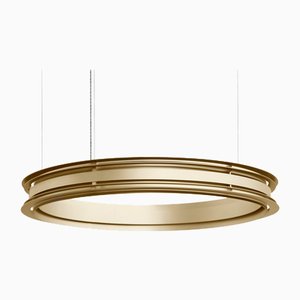 Lampada Empire III grande in alluminio color champagne di JSPR