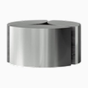Three Curved Beistelltisch aus Stahl & Eiche mit separater Struktur von Ultramobili