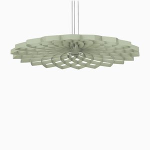 Dahlia Medium Green Aluminum Pendant Lamp by JSPR