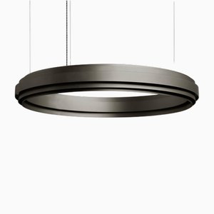 Kleine Empire I Hängelampe aus eloxiertem schwarzem Aluminium von JSPR