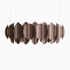 Lampada a sospensione Sovereign 140 in alluminio e bronzo di JSPR