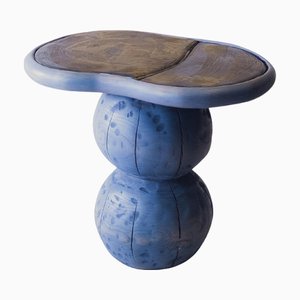 Cell European Cherry Toulouse Cyan Bedside Table by Marco Calhau