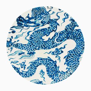 Blauer China Teppich von Gandia Blasco