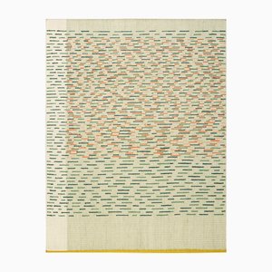 Tappeto grande Busy Backstitch verde di Gandia Blasco