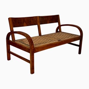 Two Seater Sofa by Giuseppe Pagano for Manifattura Italiana, 1940s