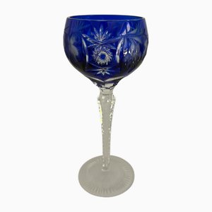 Grape Wine Glass in Cobalt Blue by Römer for Nachtman,n 1970s