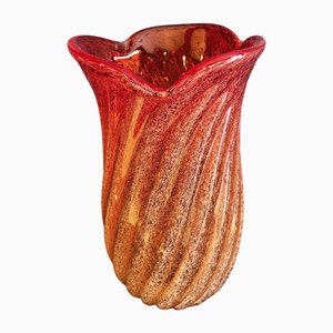Murano Glass Vase by Barovier & Toso, Italy, 1950s