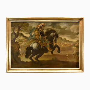 Florentine Artist, Portrait of Knight Pietro Strozzi, 1600s-1700s, Oil on Canvas, Framed