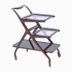 Italian Mod. 65 Serving Bar Cart by Ico & Luisa Parisi for De Baggis, 1950s