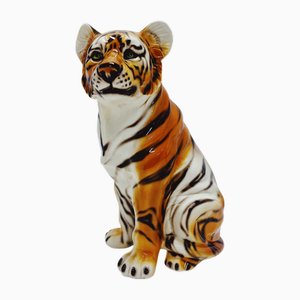 Tiger Statue in Ceramic from Ceramiche Boxer