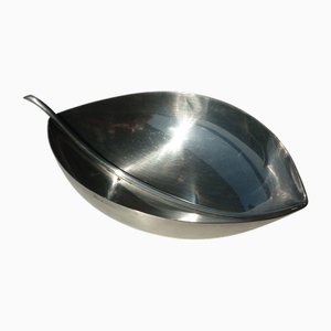 Blattsilber aus Metall von Lino Sabattini für Christofle Gallia Design, 1944