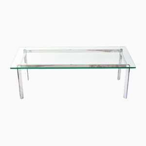 Industrial Minimal Glass Table