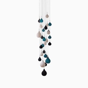 Circé Diamond Hängelampe mit 28 Leuchten von Concept Verre