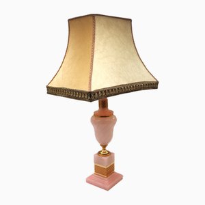 Lampe de Bureau Vintage en Albâtre, Italie, 1970s