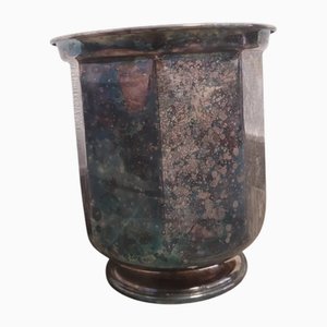 Silver Plated Metal Ice Bucket