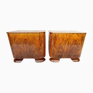 Tables de Chevet par Jindřich Halabala pour Up Závody, 1950s, Set de 2
