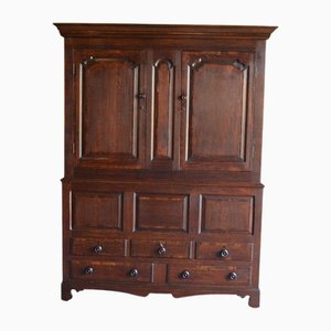 Antique Oak Wooden Cabinet