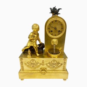 Orologio a cascata dorato di Henry Dasson, Francia, 1843