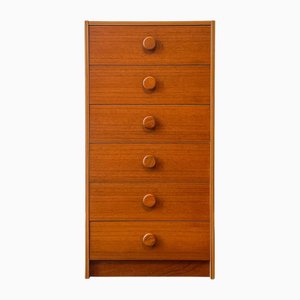 High Teak Chest of Drawers
