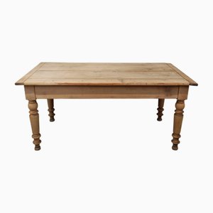 Cherry Farmhouse Table with 2 Drawers