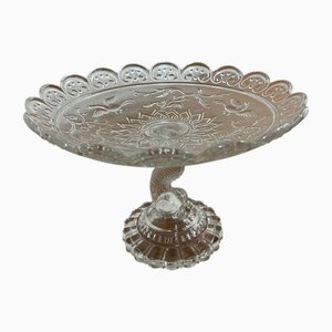 Bol à Fruits sur Pied en Verre, 1890s