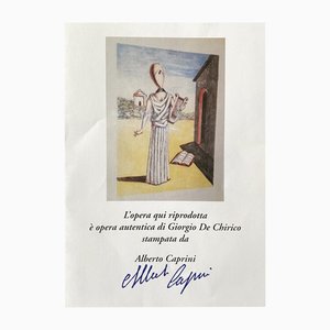 Giorgio De Chirico, The Muse, Lithograph, 1972
