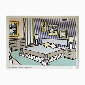Roy Lichtenstein, Interieur mit Seerosen, 2000er, Druck