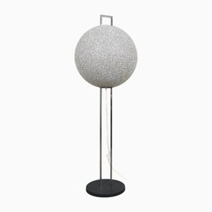 Floor Lamp with Large Granulate Ball, Germany, 1960s