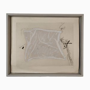 Antoni Tàpies, Mouchoir, 1971, Radierung, gerahmt