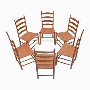 Chaises de Salle à Manger Shaker en Merisier par Shaker Workshops, 2000, Set de 6