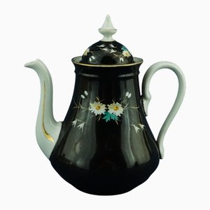 19th Century Empire Hard Porcelain Teapot from the Ginori Doccia Factory, Italy