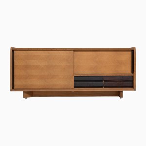 Oak Sideboard by Guillerme Et Chambron for Votre Maison, 1950s