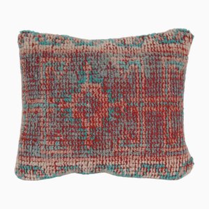 Böhmisches Wollteppichkissen mit traditionellen türkischen Motiven