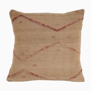 Funda de cojín Kilim de rayas turcas