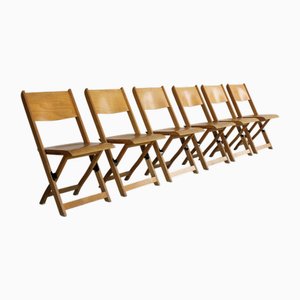 Vintage Klappstühle, Schweden, 1960er, 6er Set