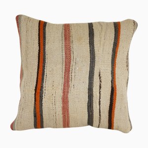 Housse de Coussin Kilim Vintage en Chanvre, Turquie