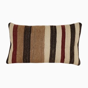 Turkish Kilim Handwoven Decorative Lumbar Throw Cushion