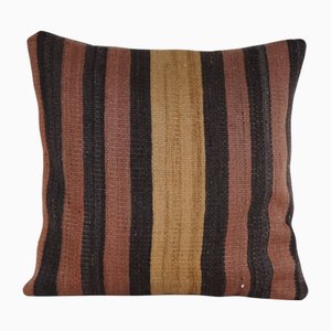 Funda de cojín Kilim de Anatolia tejida a mano