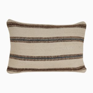 Traditional Turkish Hemp Kilim Cushion Cover