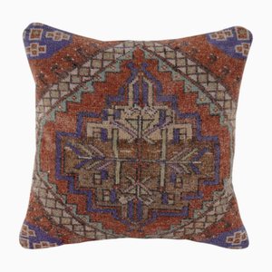 Anatolian Geometric Wool Rug Cushion Cover