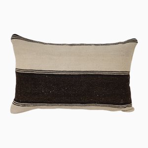 Neutral Wool Kilim Cushion Cover