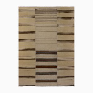 Tapis Kilim Rayé en Chanvre Biologique