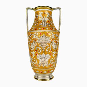 Antike Keramikvase von Serafino Volpi für Deruta, Italien, 1950er