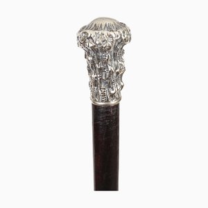 Antique Silver Plated Cane, 1800s
