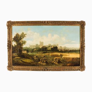 Nach Alfred H. Vickers, Windsor Castle, Frühes 19. Jh., Antikes Ölgemälde